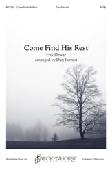 Come Find His Rest SATB choral sheet music cover